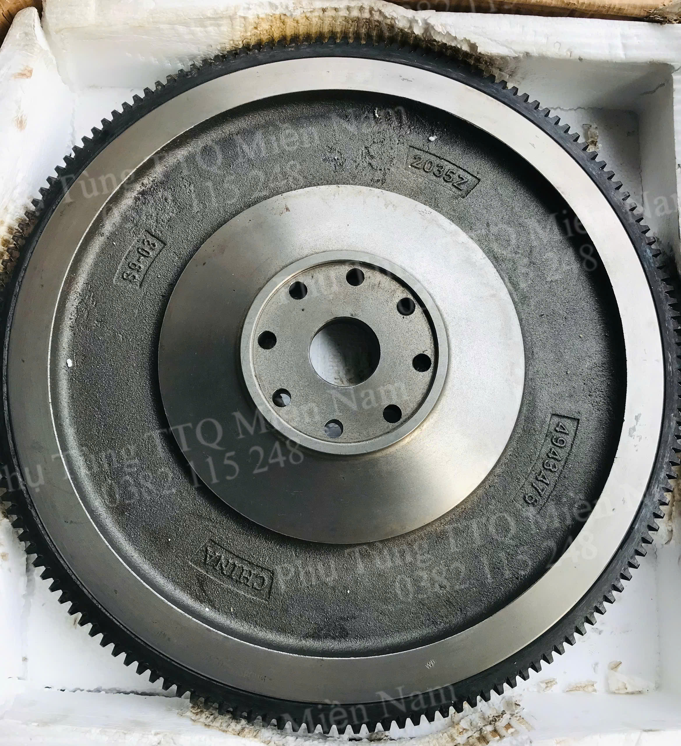 Comle Mâm ép + Bánh đà + Lá côn Cummins C260 - DF-MAMEP-BANHDA-CUMMINS
