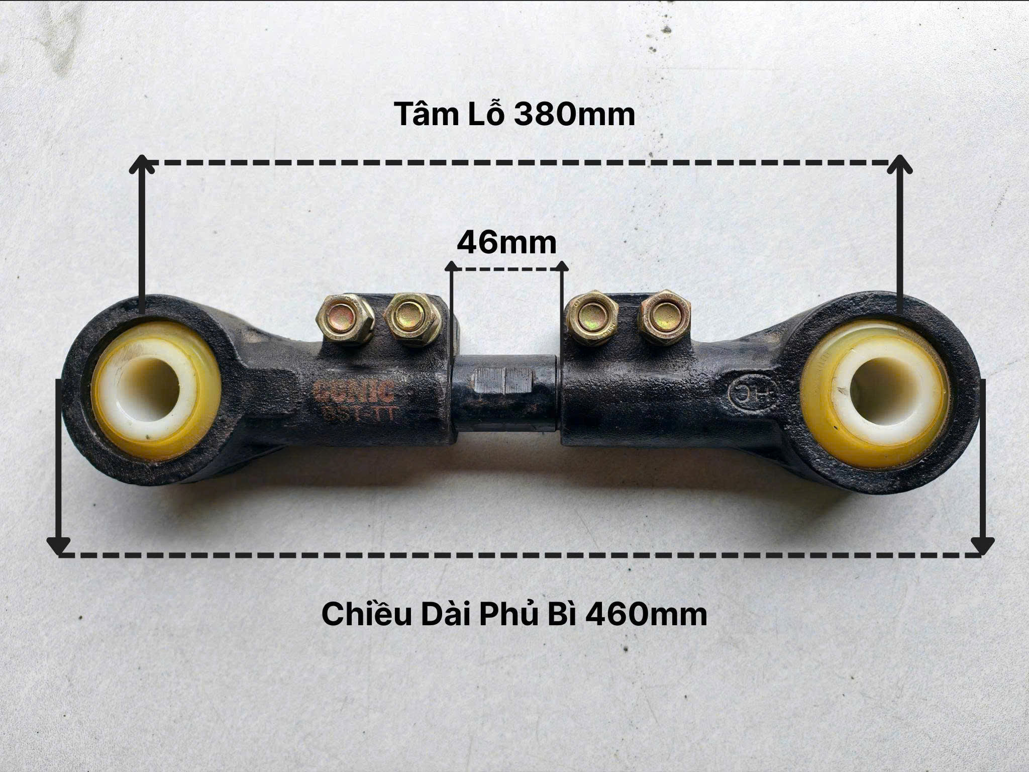 Thanh giò gà cố dịnh & tăng đưa (ngắn+dài) GUNIC - RM-GIOGA-GUNIC