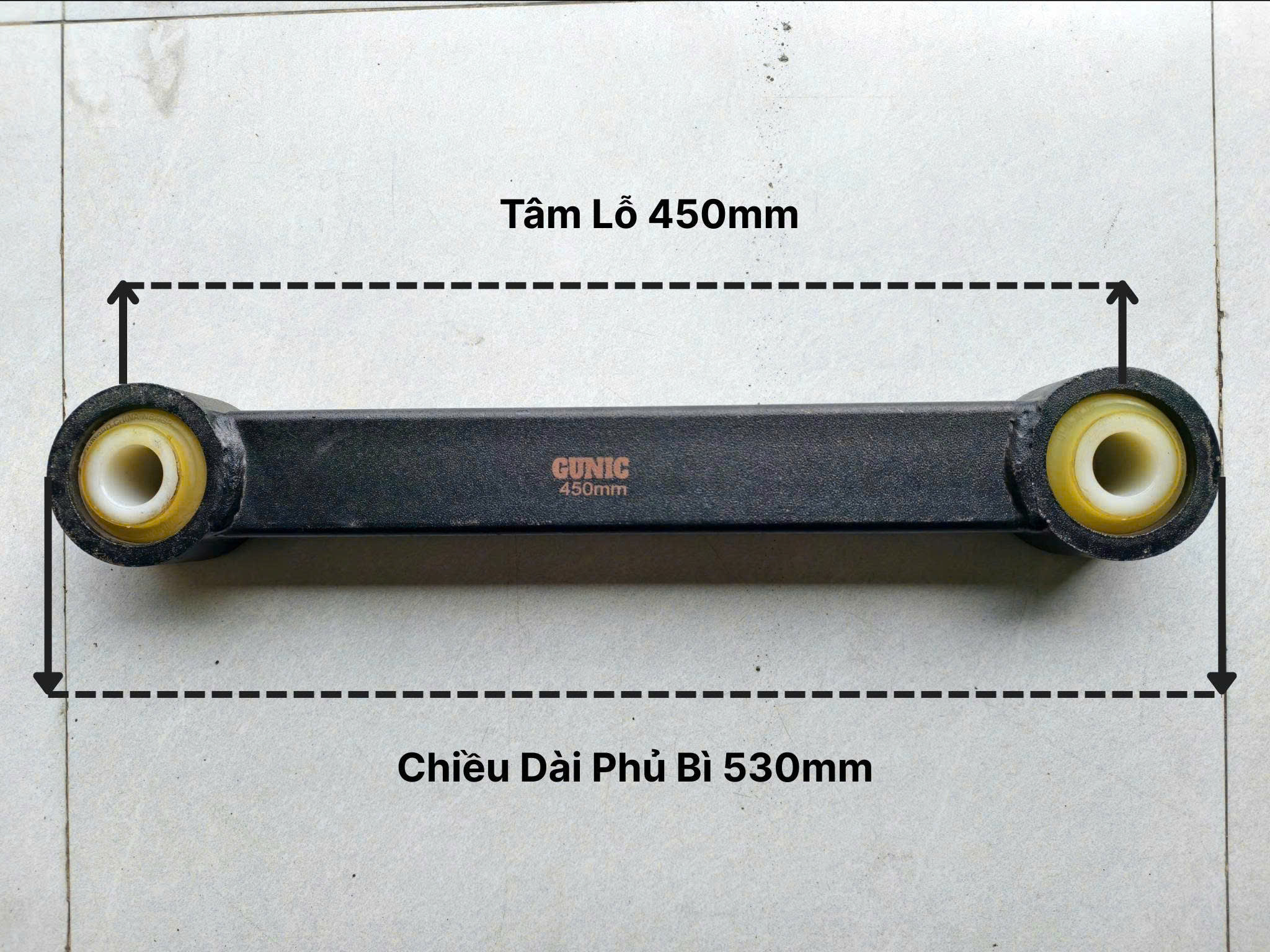 Thanh giò gà cố dịnh & tăng đưa (ngắn+dài) GUNIC - RM-GIOGA-GUNIC